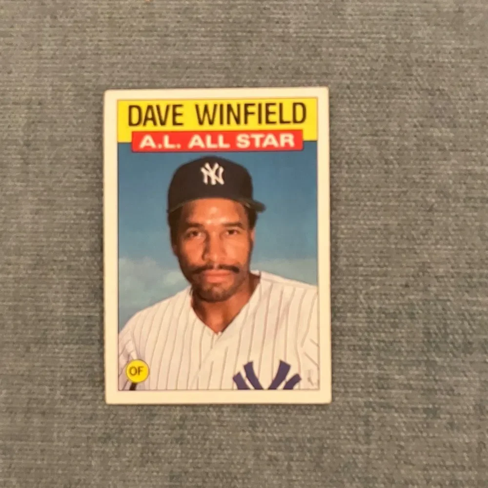 1986 Topps New York Yankees Baseball Card